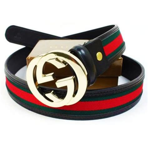 gucci belt green and red gold buckle